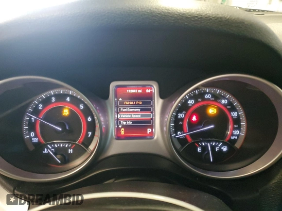 2013 Dodge Journey American Value with VIN 3C4PDCAB8DT509251, listed as a Copart auction lot 53996125 with 112,041 mi miles and Non Repairable. Bid and sale history available at DreamBid. Image 9.