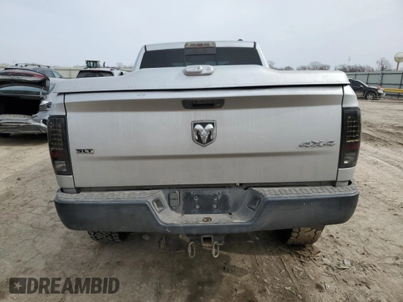 2011 Ram 2500 SLT with VIN 3D7UT2CL5BG593286, listed as a Copart auction lot 45127025 with 209,070 mi miles and Salvage title. Bid and sale history available at DreamBid. Image 6.