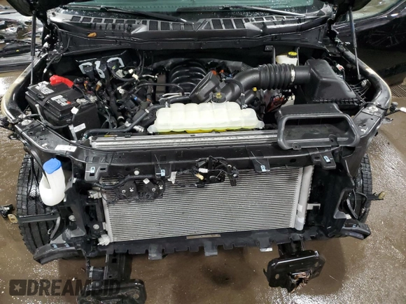 2024 Ford F-150 XLT with VIN 1FTFW3L52RKD62897, listed as a Copart auction lot 46466335 with 15,532 mi miles and Salvage Title. Bid and sale history available at carsss.com. Image 12.