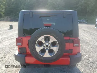 2017 Jeep Wrangler Unlimited Sahara with VIN 1C4HJWEG3HL610297, listed as a Copart auction lot 62060865 with 43,274 mi miles and Salvage title. Bid and sale history available at DreamBid. Image 6.