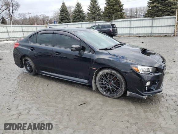 2016 Subaru WRX STI with VIN JF1VA2M61G9834190, listed as a Copart auction lot 46001215 with 140,473 mi miles and Salvage title. Bid and sale history available at DreamBid. Image 4.