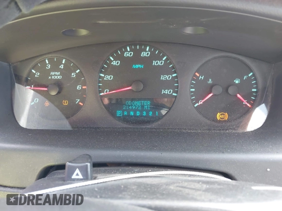 2011 Chevrolet Impala LS Retail with VIN 2G1WA5EK9B1114173, listed as a IAAI auction lot 41821195 with 214,972 mi miles and . Bid and sale history available at DreamBid. Image 7.