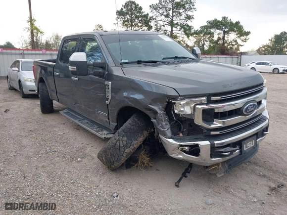2020 Ford Super Duty F-250 SRW XL with VIN 1FT7W2BT0LED57167, listed as a IAAI auction lot 41233813 with 62,407 mi miles. Bid and sale history available at carsss.com. Image 1.