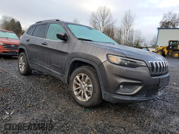 2019 Jeep Cherokee Latitude Plus with VIN 1C4PJMLB3KD306461, listed as a Copart auction lot 86721844 with 58,252 mi miles and Salvage Title. Bid and sale history available at carsss.com. Image 4.