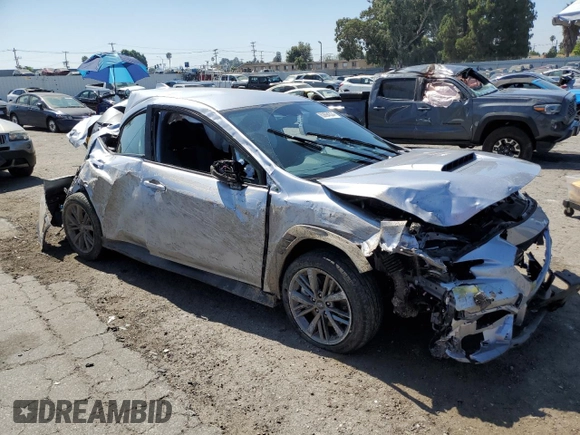 2023 Subaru WRX with VIN JF1VBAB64P8823698, listed as a Copart auction lot 63894334 with Not provided miles and Salvage title. Bid and sale history available at DreamBid. Image 4.