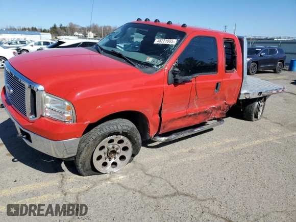 2006 Ford F-250 XL z VIN 1FTSX21PX6EB14126, wystawiony jako Copart lot #48221665 z przebiegiem Nie podano mil oraz Szkoda całkowita • Salvage title. Historia ofert i sprzedaży dostępna na DreamBid. Obrazek 1.