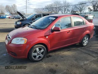 2007 Chevrolet Aveo LT z VIN KL1TG56647B087957, wystawiony jako Copart lot #46894945 z przebiegiem 115 713 mil mil oraz Szkoda całkowita • Salvage title. Historia ofert i sprzedaży dostępna na DreamBid. Obrazek 1.