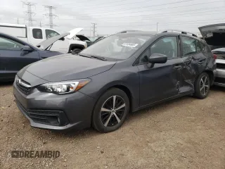 2021 Subaru Impreza Premium с VIN 4S3GTAV68M3707277, выставлен на аукционе Copart как лот 57434665 с пробегом 54 697 миль миль и Списание • Salvage title. История ставок и продаж доступна на DreamBid. Изображение 1.