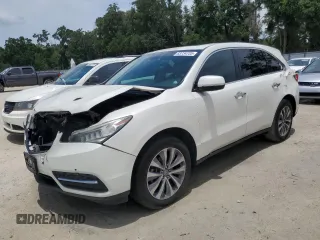 2014 Acura MDX Technology with VIN 5FRYD3H4XEB001468, listed as a Copart auction lot 63734735 with Not provided miles and Salvage title. Bid and sale history available at DreamBid. Image 1.