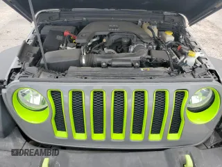 2019 Jeep Wrangler Unlimited Sport S with VIN 1C4HJXDG3KW648464, listed as a Copart auction lot 60468205 with 74,711 mi miles and Salvage title. Bid and sale history available at DreamBid. Image 12.