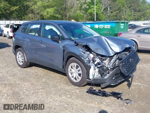 2024 Toyota Corolla Cross L with VIN 7MUAAABGXRV092221, listed as a IAAI auction lot 41984725 with 12,699 mi miles and . Bid and sale history available at DreamBid. Image 1.