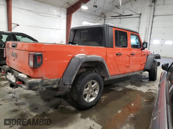 2023 Jeep Gladiator Rubicon with VIN 1C6JJTBG9PL581012, listed as a Copart auction lot 44512095 with 19,969 mi miles and Non repairable. Bid and sale history available at DreamBid. Image 3.