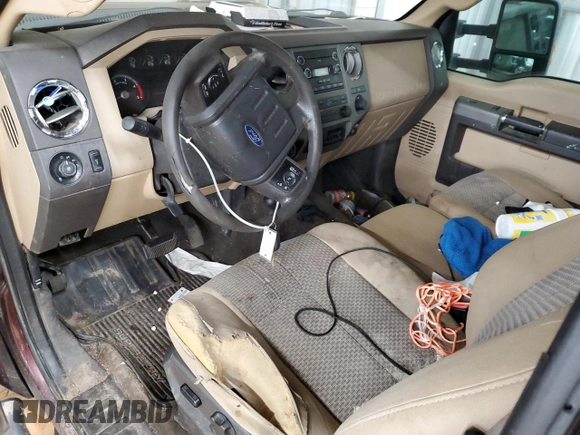 2011 Ford Super Duty F-250 SRW XL with VIN 1FT7W2BT0BEB36988, listed as a Copart auction lot 53541925 with 0 mi miles and Clean Title. Bid and sale history available at carsss.com. Image 8.