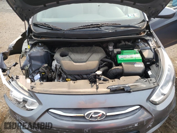 2017 Hyundai Accent SE with VIN KMHCT4AE8HU292258, listed as a Copart auction lot 58053353 with 26,635 mi miles. Bid and sale history available at carsss.com. Image 11.