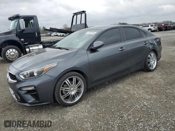 2021 Kia Forte LXS with VIN 3KPF24AD8ME387956, listed as a Copart auction lot 47237575 with 50,337 mi miles and Salvage Title. Bid and sale history available at carsss.com. Image 1.