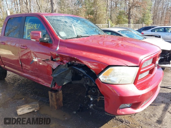 2012 Ram 1500 Sport with VIN 1C6RD7MT9CS161603, listed as a IAAI auction lot 41202927 with 212,522 mi miles and . Bid and sale history available at DreamBid. Image 6.