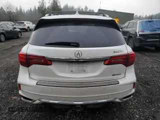 2019 Acura MDX Sport Hybrid w/Advance Pkg with VIN 5J8YD7H77KL000081, listed as a Copart auction lot 82473944 with 0 mi miles and Salvage Title. Bid and sale history available at carsss.com. Image 6.