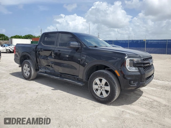 2024 Ford Ranger XL with VIN 1FTER4BHXRLE13948, listed as a Copart auction lot 60075145 with 8,067 mi miles and Salvage title. Bid and sale history available at DreamBid. Image 4.