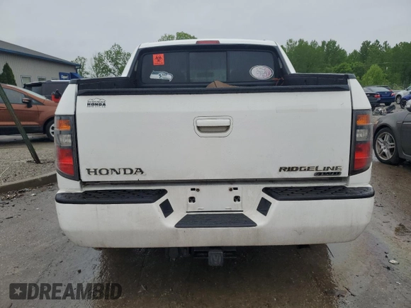 2008 Honda Ridgeline RTL z VIN 2HJYK16578H539899, wystawiony jako Copart lot #54323465 z przebiegiem Nie podano mil oraz Nie do naprawy • Non repairable. Historia ofert i sprzedaży dostępna na DreamBid. Obrazek 6.