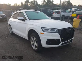 2020 Audi Q5 Premium Plus with VIN WA1BNAFY7L2012758, listed as a IAAI auction lot 40736399 with 1 mi miles. Bid and sale history available at carsss.com. Image 1.