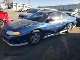 2003 Chevrolet Monte Carlo SS with VIN 2G1WX12K739362162, listed as a Copart auction lot 43019095 with 180,316 mi miles and Salvage Title. Bid and sale history available at carsss.com. Image 1.