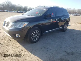 2014 Nissan Pathfinder SV with VIN 5N1AR2MN8EC609706, listed as a Copart auction lot 43326855 with 159,418 mi miles and Salvage Title. Bid and sale history available at carsss.com. Image 1.