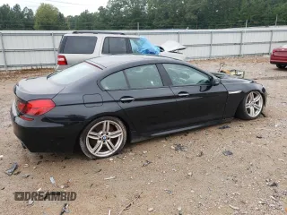 2017 BMW 6 Series 640i xDrive with VIN WBA6D2C58HGT66290, listed as a Copart auction lot 65738404 with 105,783 mi miles and Salvage Title. Bid and sale history available at carsss.com. Image 3.