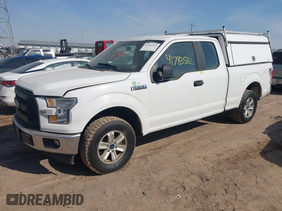 2017 Ford F-150 XL with VIN 1FTEX1E82HFA67391, listed as a IAAI auction lot 41783532 with 195,258 mi miles. Bid and sale history available at carsss.com. Image 19.