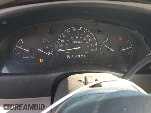 1999 Ford Ranger XL with VIN 1FTYR10V9XUB87056, listed as a Copart auction lot 43989795 with 193,980 mi miles and Salvage Title. Bid and sale history available at carsss.com. Image 9.