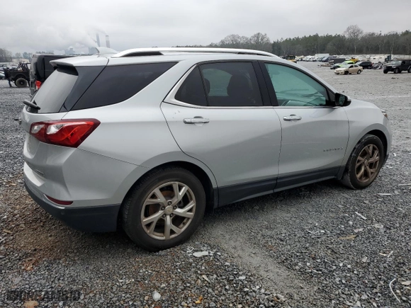 2018 Chevrolet Equinox Premier with VIN 2GNAXMEV2J6190959, listed as a Copart auction lot 45976725 with 0 mi miles and Salvage Title. Bid and sale history available at carsss.com. Image 3.