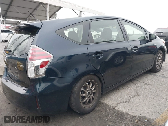 2017 Toyota Prius v Two with VIN JTDZN3EU2HJ061734, listed as a IAAI auction lot 41517072 with 99,294 mi miles. Bid and sale history available at carsss.com. Image 4.