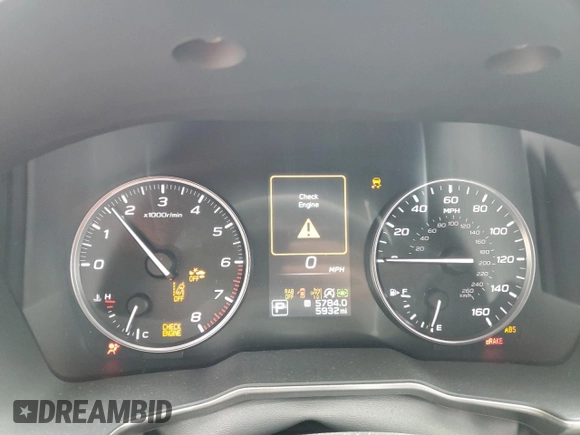 2025 Subaru Outback Limited XT with VIN 4S4BTGND6S3156304, listed as a Copart auction lot 63647585 with 5,932 mi miles and Salvage title. Bid and sale history available at DreamBid. Image 9.