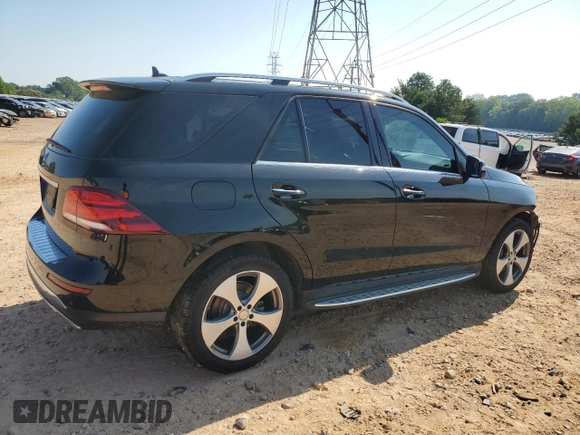 2016 Mercedes-Benz GLE 350 with VIN 4JGDA5JB4GA757172, listed as a Copart auction lot 60848325 with 128,673 mi miles and Salvage title. Bid and sale history available at DreamBid. Image 3.