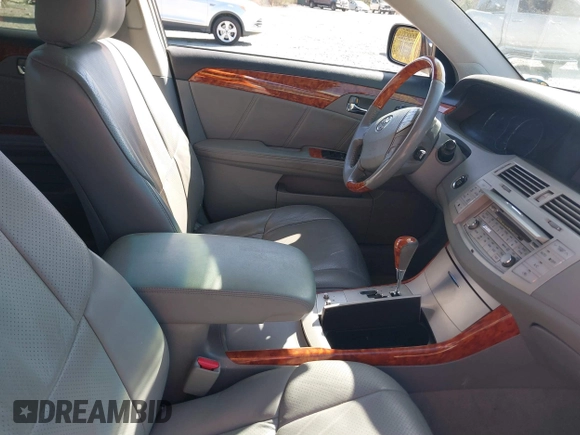 2005 Toyota Avalon XL with VIN 4T1BK36B25U028603, listed as a IAAI auction lot 41832427 with 154,495 mi miles and . Bid and sale history available at DreamBid. Image 5.