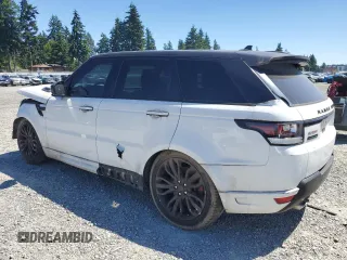 2016 Land Rover Range Rover Sport HSE with VIN SALWS2PF3GA106241, listed as a Copart auction lot 60372495 with 91,318 mi miles and Clean title. Bid and sale history available at DreamBid. Image 2.