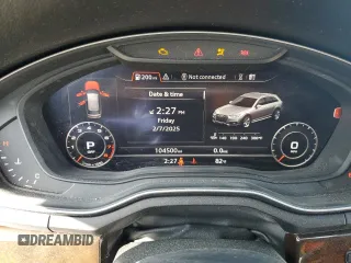 2017 Audi allroad Premium Plus with VIN WA18NBF40HA168764, listed as a Copart auction lot 44551895 with 104,500 mi miles and Salvage Title. Bid and sale history available at carsss.com. Image 9.