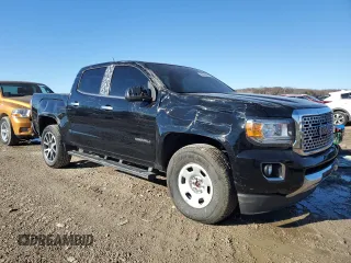 2020 GMC Canyon 4WD Denali with VIN 1GTG6EEN2L1131363, listed as a Copart auction lot 83033354 with 52,694 mi miles and Salvage Title. Bid and sale history available at carsss.com. Image 4.