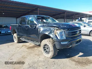 2022 Ford F-150 XL with VIN 1FTEW1E87NFA62430, listed as a IAAI auction lot 41798738 with 53,117 mi miles. Bid and sale history available at carsss.com. Image 1.