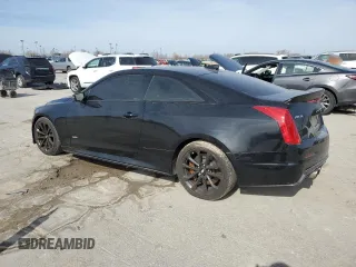 2017 Cadillac ATS-V with VIN 1G6AN1RY1H0201201, listed as a Copart auction lot 49400535 with 27,588 mi miles and Salvage Title. Bid and sale history available at carsss.com. Image 2.