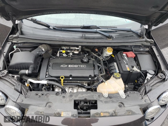 2015 Chevrolet Sonic LT with VIN 1G1JC5SG2F4212010, listed as a Copart auction lot 58732505 with 39,299 mi miles and Salvage title. Bid and sale history available at DreamBid. Image 11.