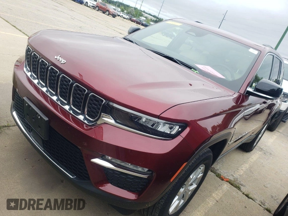2023 Jeep Grand Cherokee Limited with VIN 1C4RJHBGXPC546293, listed as a IAAI auction lot 42853857 with 51,586 mi miles and . Bid and sale history available at DreamBid. Image 6.