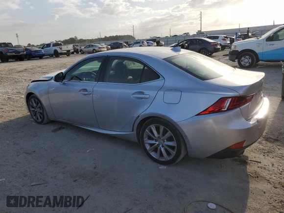 2016 Lexus IS 200t with VIN JTHBA1D29G5001392, listed as a Copart auction lot 52383735 with 108,383 mi miles and Non Repairable. Bid and sale history available at DreamBid. Image 2.