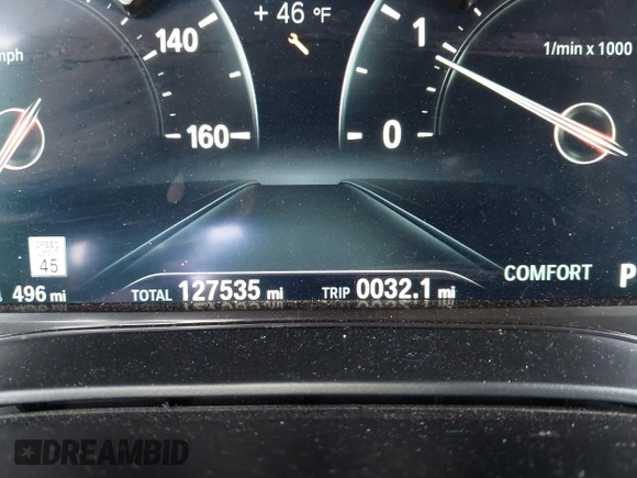 2019 BMW 5 Series 530i xDrive with VIN WBAJA7C5XKWW31983, listed as a IAAI auction lot 41893477 with 127,535 mi miles and . Bid and sale history available at DreamBid. Image 15.