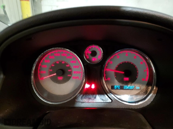 2009 Pontiac G5 with VIN 1G2AS18H997283893, listed as a Copart auction lot 43563485 with 154,306 mi miles and Salvage Title. Bid and sale history available at carsss.com. Image 9.
