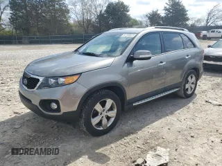 2013 Kia Sorento EX with VIN 5XYKU4A66DG370862, listed as a Copart auction lot 51100075 with 134,230 mi miles and Clean Title. Bid and sale history available at carsss.com. Image 1.