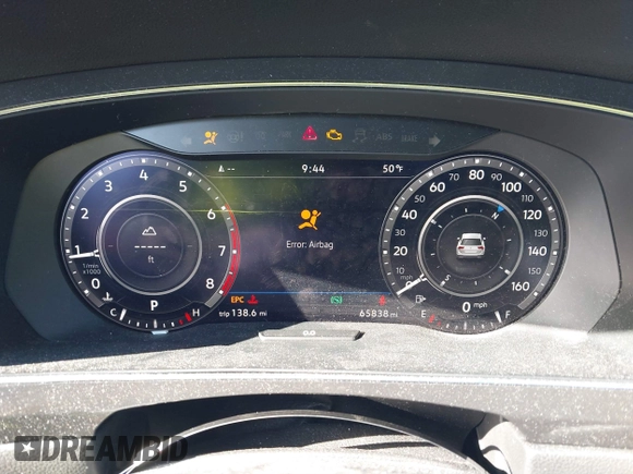 2018 Volkswagen Tiguan SEL Premium with VIN 3VV5B7AX8JM073475, listed as a IAAI auction lot 41816194 with 65,838 mi miles and . Bid and sale history available at DreamBid. Image 7.