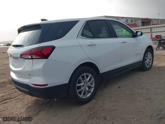 2024 Chevrolet Equinox LT with VIN 3GNAXKEG0RS141536, listed as a IAAI auction lot 41934200 with 36,706 mi miles. Bid and sale history available at carsss.com. Image 4.
