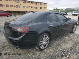 2016 Maserati Ghibli S with VIN ZAM57RSA9G1168795, listed as a Copart auction lot 56145895 with 77,864 mi miles and Salvage title. Bid and sale history available at DreamBid. Image 3.