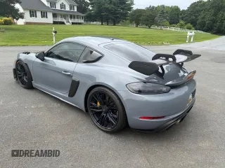 2023 Porsche 718 Cayman GT4 RS with VIN WP0AE2A85PS280082, listed as a Copart auction lot 61538745 with 1,972 mi miles and Clean title. Bid and sale history available at DreamBid. Image 3.