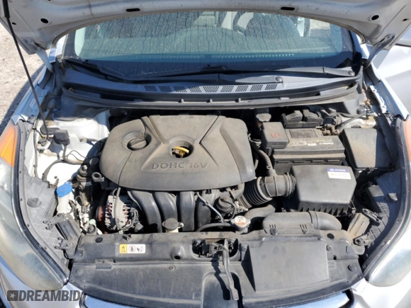 2012 Hyundai Elantra GLS with VIN KMHDH4AE4CU228538, listed as a Copart auction lot 51921135 with 163,945 mi miles and Clean Title. Bid and sale history available at carsss.com. Image 12.